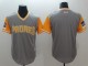 Men's San Diego Padres Mejestic 2018 Grey Players' Weekend Flex Base Blank Jersey