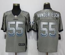 NEW Nike Dallas cowboys 55 Vander Esch Drift Fashion Gray Elite Jerseys