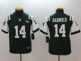 Youth Nike New York Jets 14 Darnold Green Vapor Untouchable Limited Jersey