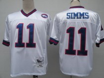 White Phil Simms jersey, New York Giants #11  Throwback jersey
