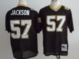 Black Rickey Jackson jersey, New Orleans Saints #57 Throwback jersey