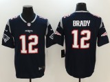 NFL New England Patriots #12 Brady Blue Vapor Untouchable Limited Jersey