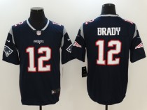NFL New England Patriots #12 Brady Blue Vapor Untouchable Limited Jersey