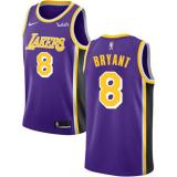 Men's Nike Los Angeles Lakers #8 Kobe Bryant Purple NBA Swingman Statement Edition Jersey