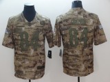 2018 NFL Men's Nike Pittsburgh Steelers #84 Brown Salute To Service Jersey