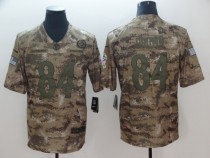 2018 NFL Men's Nike Pittsburgh Steelers #84 Brown Salute To Service Jersey