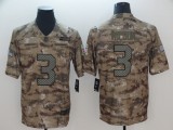 2018 NFL Men's Nike Seattle Seahawks #3 Wilson Salute To Service Jersey