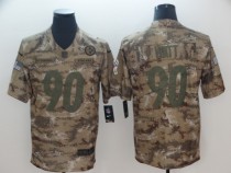 2018 NFL Men's Nike Pittsburgh Steelers # 90 Watt Salute To Service Jersey