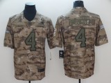 2018 NFL Men's Nike Dallas Cowboys #4 Prescott Salute To Service Jersey