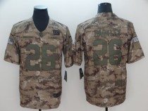 2018 NFL Men's Nike New York Giants 26 Barkley Salute To Service Jersey