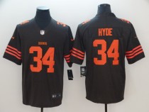 NFL Cleveland Browns #34 Crowell Vapor Limited Jersey