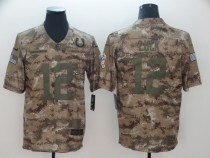 2018 NFL Men's Nike Indianapolis Colts #12 Luck Salute To Service Jersey