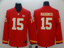 Men's Kansas City Chiefs #15 Mahomes II Teams Nike Therma Long Sleeve Jersey