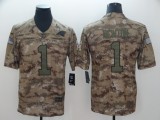 Nike Carolina Panthers #1 Newton Camo Salute to Service Retired Player Limited Jersey