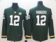 Men's Green Bay Packers 12 Rodgers Teams Nike Therma Long Sleeve Jersey