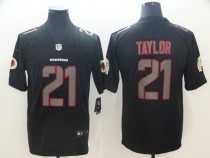 Nike 2018 Washington Redskins #21Taylor Fashion Impact Black Color Rush Limited Jersey