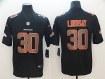 Nike 2018 Denver Broncos #30 Lindsay Fashion Impact Black Color Rush Limited Jersey