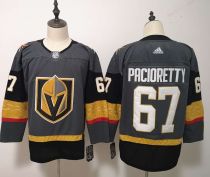 Adidas Mens Vegas Golden Knights #65 Pacioretty Grey Hockey Jersey