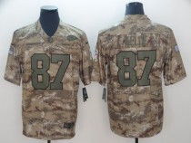 Nike  Kansas City Chiefs #87 Kelce Camo Salute to Service Retired Player Limited Jersey