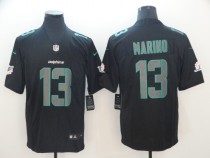 Nike 2018 Miami Dolphins #13 Marino Fashion Impact Black Color Rush Limited Jersey