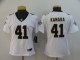 Women NFL New Orleans Saints #41 Kamara White Vapor Untouchable Limited NFL Jersey