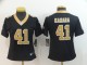 Women NFL New Orleans Saints #41 Kamara Black Vapor Untouchable Limited NFL Jersey