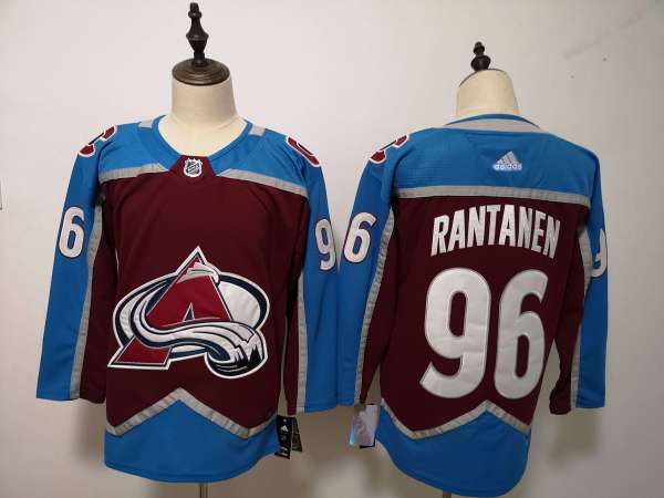 NHL Avalanche #96 Rantanen Red Adidas Men Jersey
