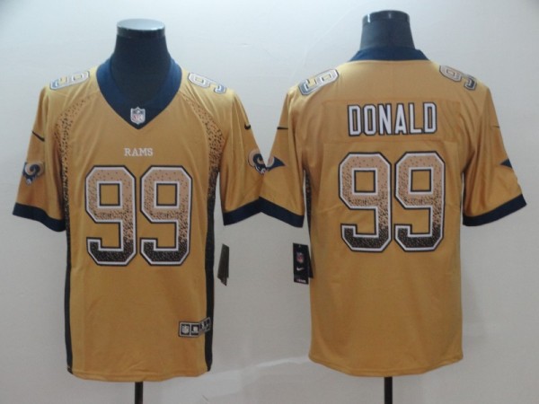 Nike 2018  Los Angeles Rams #99 Donald Drift Fashion Color Rush Limited Jersey