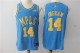NBA Lakers 14 Brandon Ingram Blue Nike Throwback Men Jersey