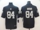 Men's 2019 Oakland Raiders #84 Brown Vapor Untouchable Black Limited Jersey