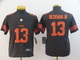 Youth Nike Cleveland Browns #13 Odell Beckham Jr Brown Vapor Untouchable Limited Jersey