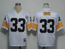Pittsburgh Steelers #33 Hoge Throwback NFL White Jersey