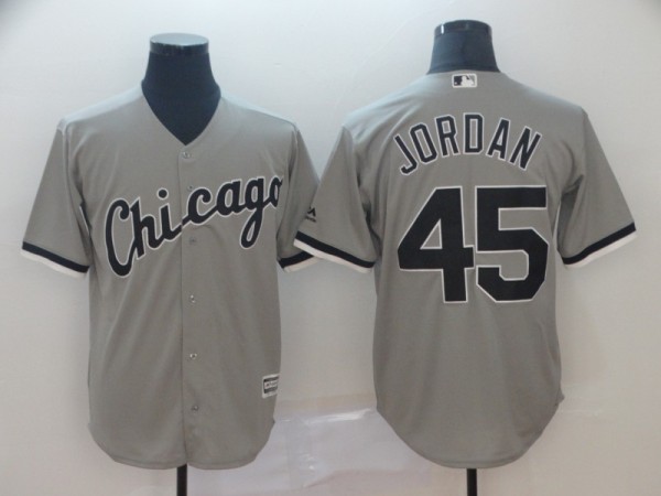 MLB Chicago White Sox #45 Jordan Grey Game Jersey