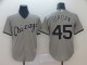 MLB Chicago White Sox #45 Jordan Grey Game Jersey