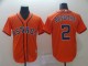 MLB Houston Astros #2 Bregman Orange Game Jersey