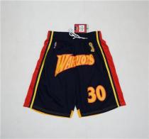 NBA Golden State Warriors #30 Steph Curry Black Shorts