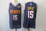 NBA Denver Nuggets #15 Nikola Jokic Navy Blue Swingman 2018-19 Jersey
