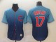 MLB Chicago Cubs #17 Bryant Blue Fadeaway Mens Jersey