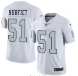 Nike Oakland Raiders #51 Burfict White Color Rush Limited Jersey