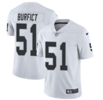 Nike Oakland Raiders #51 Burfict White Vapor Untouchable Limited Jersey