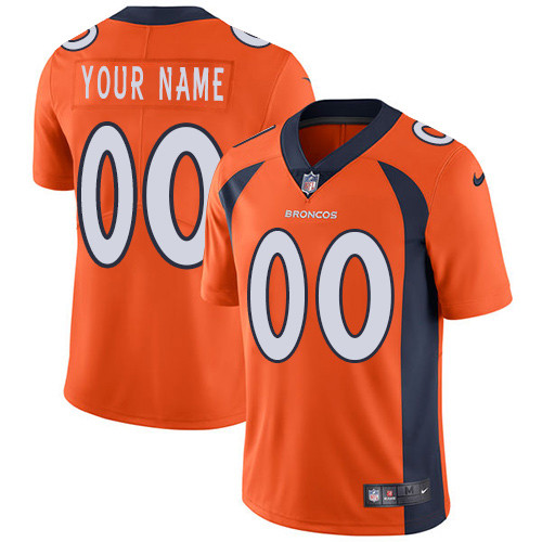 Nike NFL Denver Broncos Customized Orange Vapor Untouchable Limited Jersey