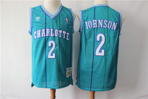 NBA Charlotte Hornets 2 Frank Jackson Green 1992-93 Hardwood Classics Men Jersey