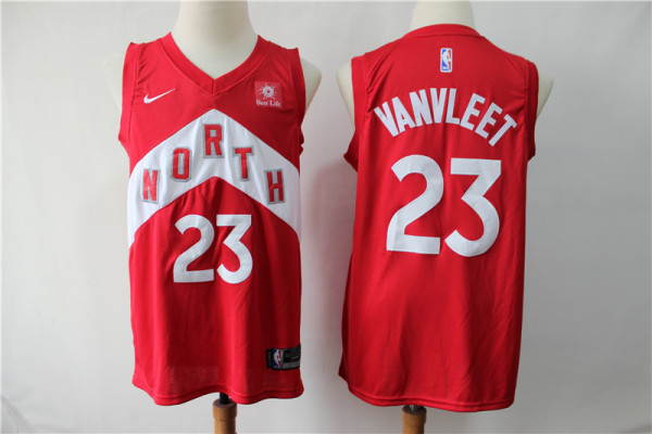 Men's Nike Toronto Raptors #23 Fred Vanvleet Red Basketball Swingman Edition Jersey