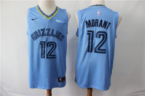 NBA Grizzlies 12 Ja Morant Blue 2019 Draft Nike Men Jersey