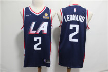 NBA Clippers 2 Kawhi Leonard Navy City Edition Swingman Nike Men Jersey