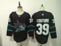 Adidas Sharks #39 Couture Black Alternate Stitched NHL Jersey