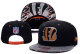 NFL Cincinnati Bengals Black Snapback Hats