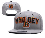 NFL Cincinnati Bengals Grey Snapback Hats