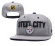 NFL Pittsburgh Steelers Grey Snapbacks Hats