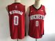 NBA Houston Rockets 0 Russell Westbrook Red Icon Nike Men Jersey